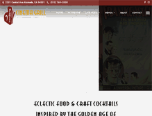 Tablet Screenshot of alamedacinemagrill.com